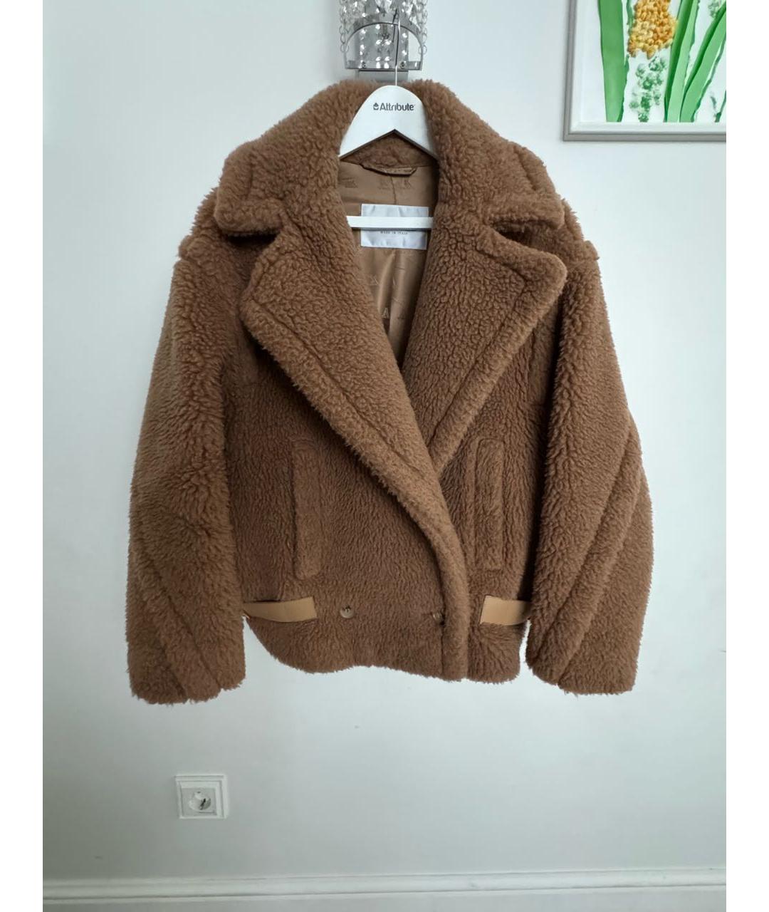 MAX MARA Красная меховая шуба, фото 5
