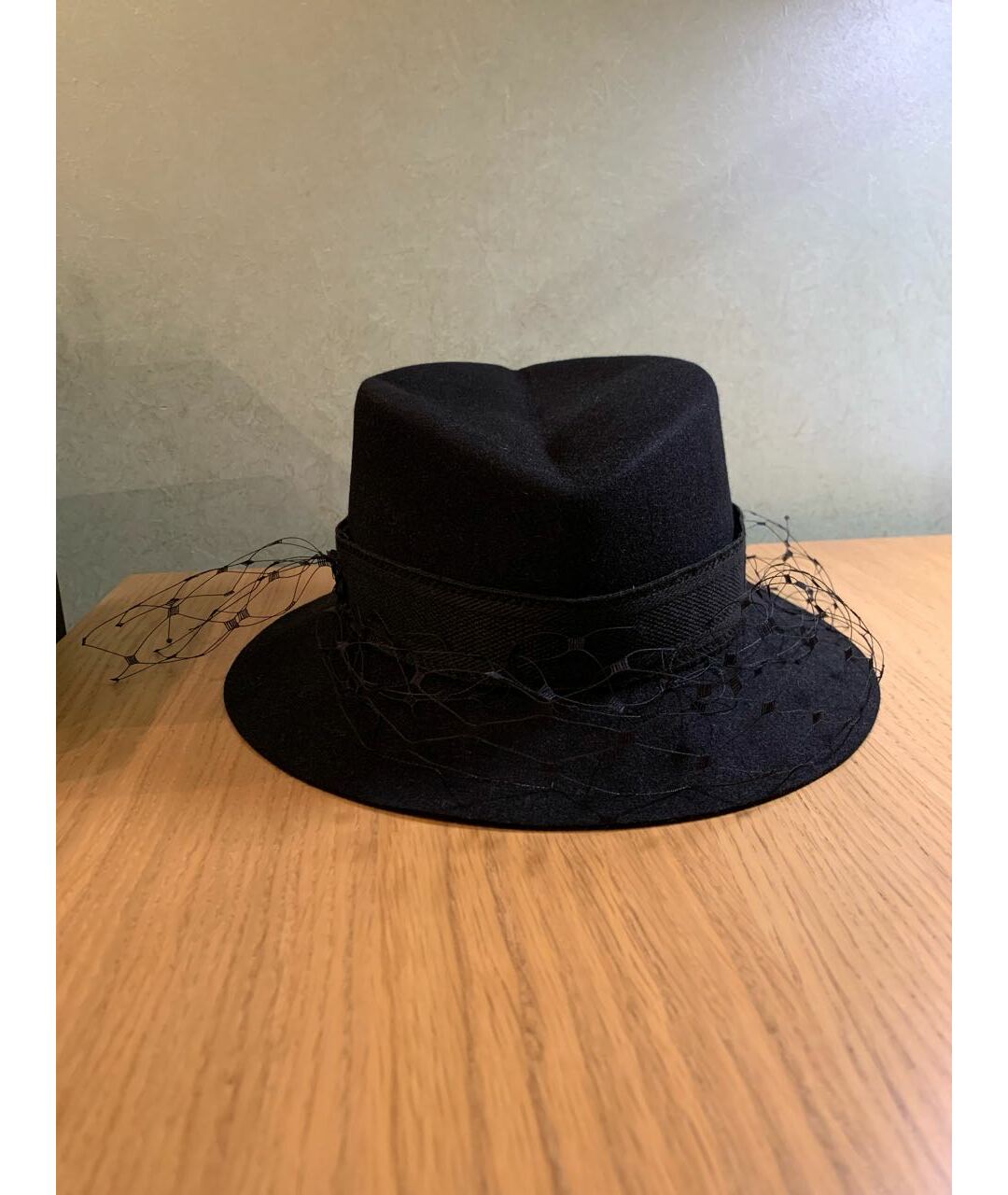 CHRISTIAN DIOR PRE-OWNED Черная шерстяная шляпа, фото 9