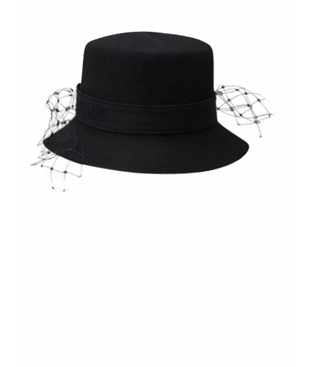 CHRISTIAN DIOR PRE-OWNED Черная шерстяная шляпа, фото 1