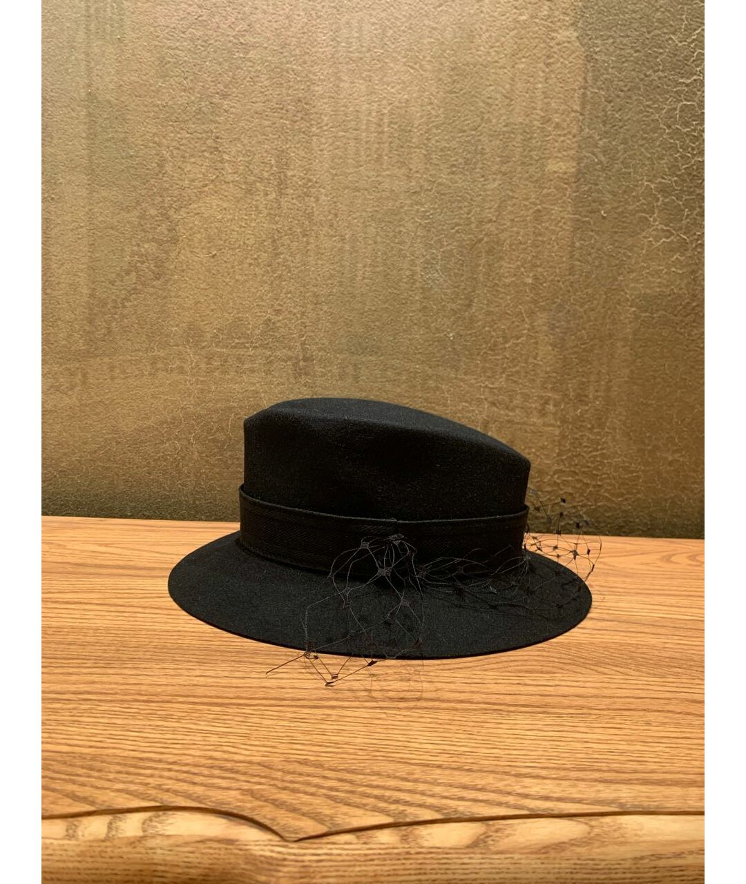 CHRISTIAN DIOR PRE-OWNED Черная шерстяная шляпа, фото 2
