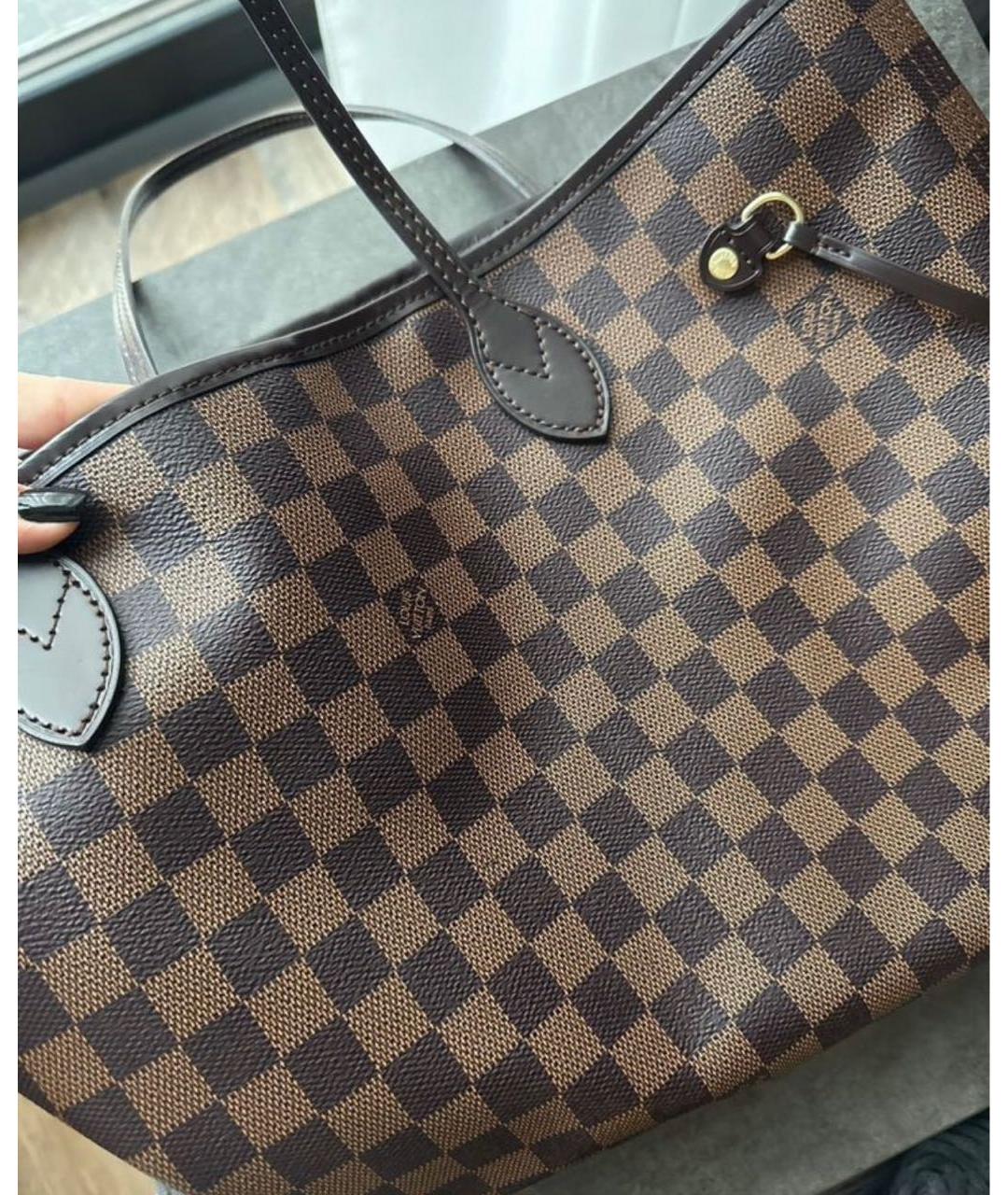 LOUIS VUITTON Коричневая сумка тоут, фото 2