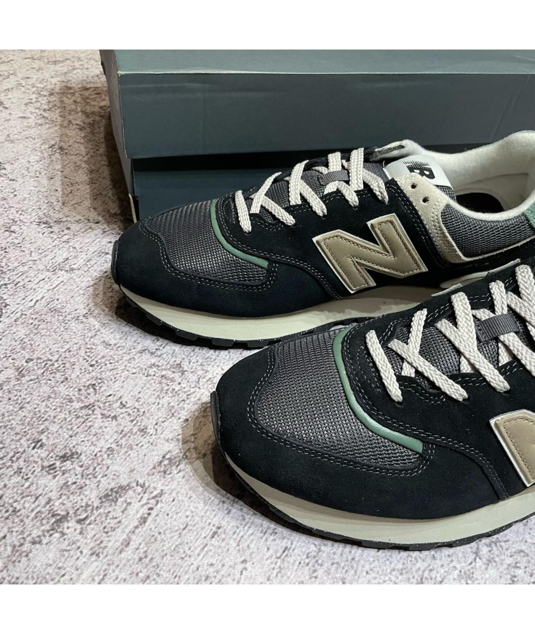 NEW BALANCE Черные низкие кроссовки / кеды, фото 4