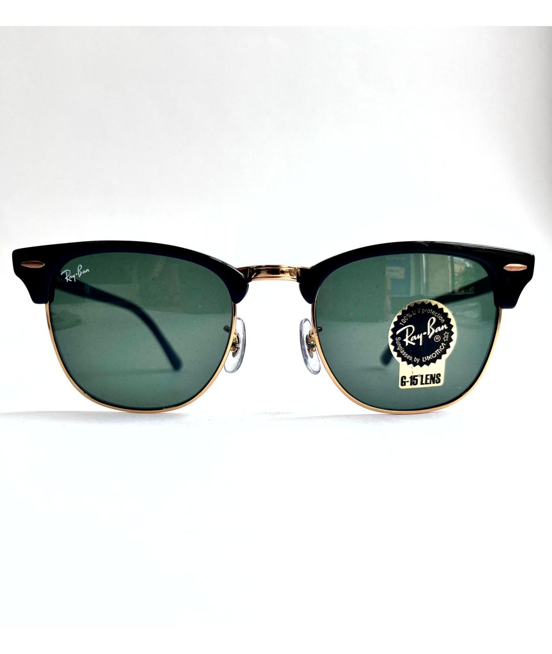 RAY BAN Черные металлические солнцезащитные очки, фото 10