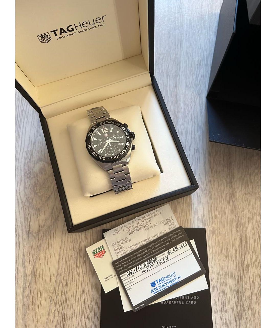 TAG HEUER Серые часы, фото 8