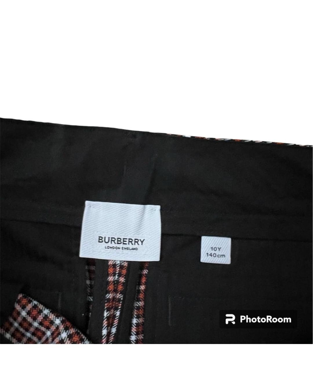 BURBERRY Бордовые брюки и шорты, фото 4