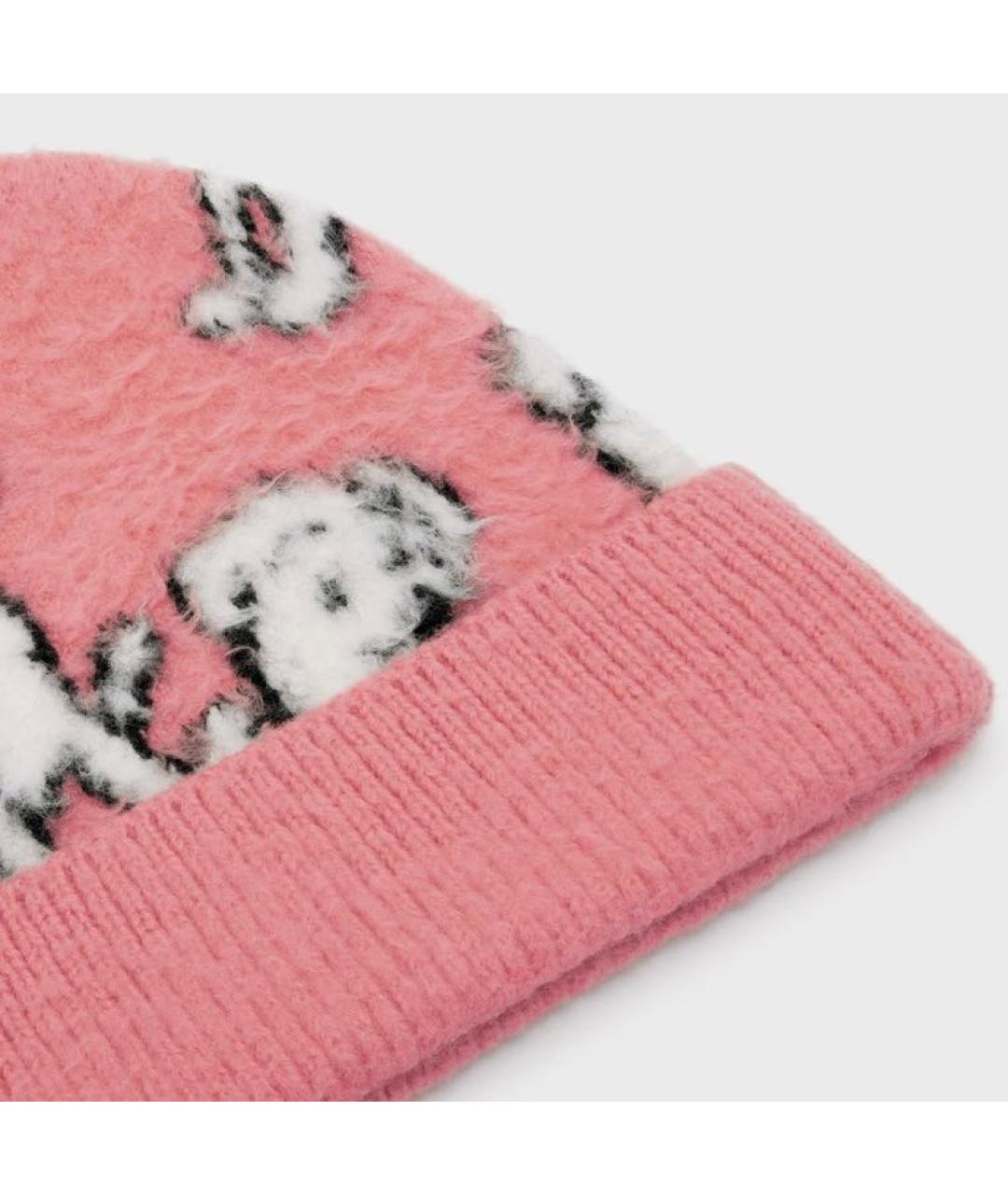 CELINE Коралловая шапка, фото 3