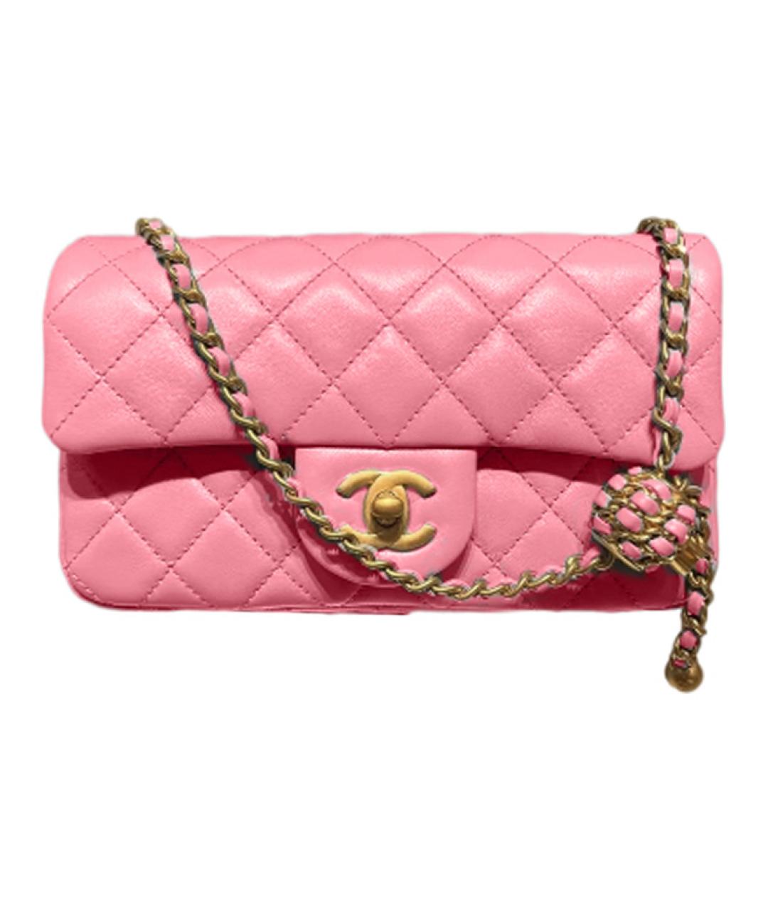 CHANEL Розовая сумка через плечо, фото 1