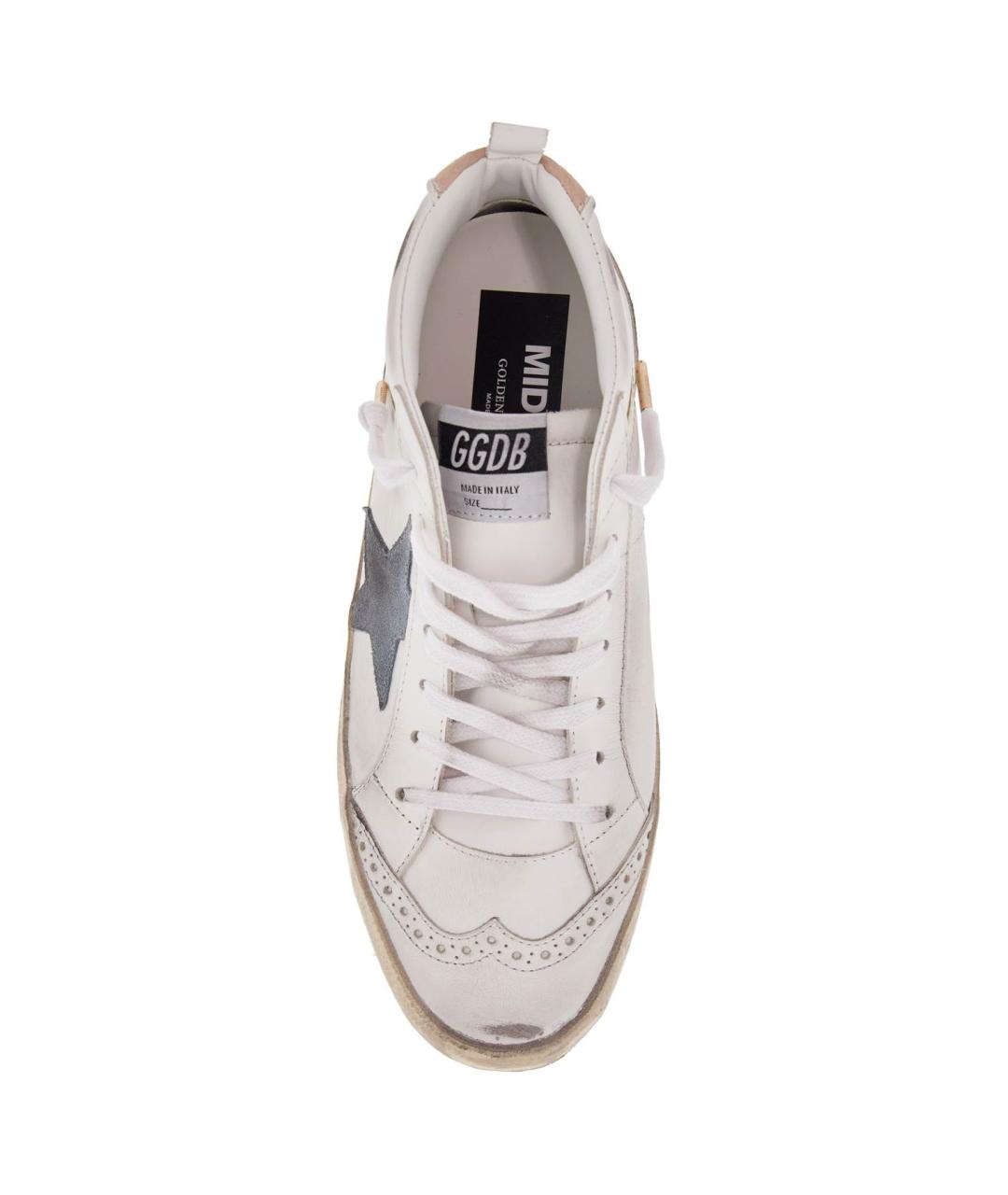 GOLDEN GOOSE DELUXE BRAND Белые кожаные кроссовки, фото 2