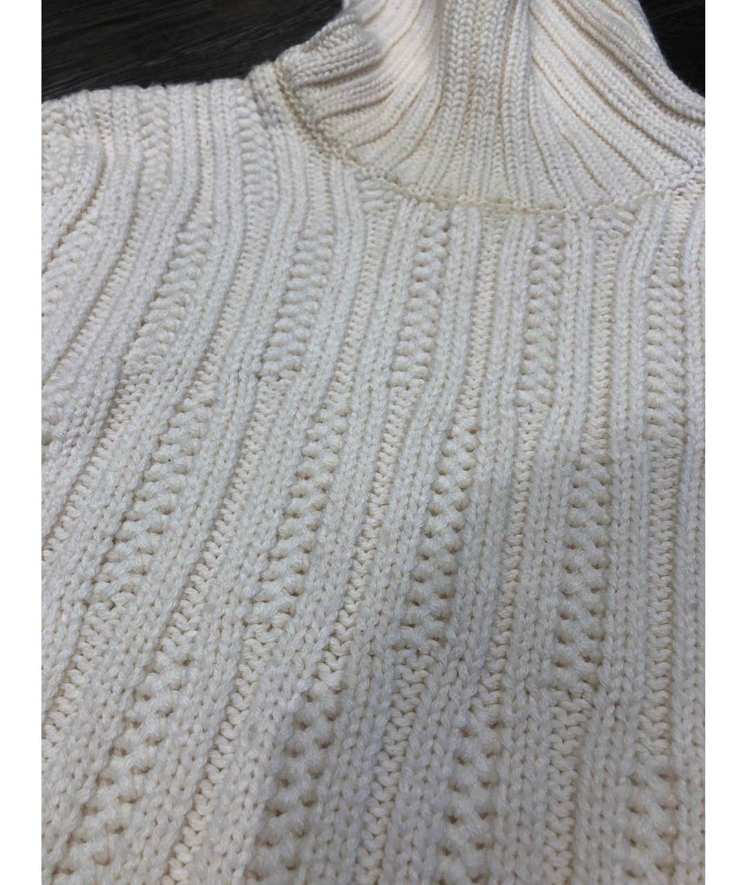 EMPORIO ARMANI Белый шерстяной джемпер / свитер, фото 4