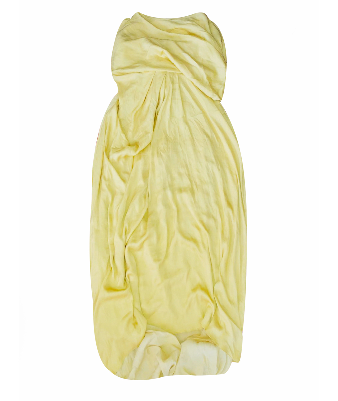HALSTON HERITAGE Желтое полиэстеровое вечернее платье, фото 1