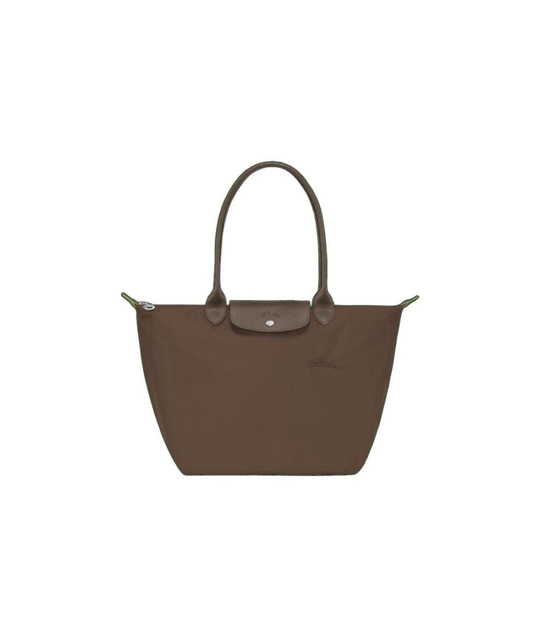 LONGCHAMP Коричневая сумка тоут, фото 1