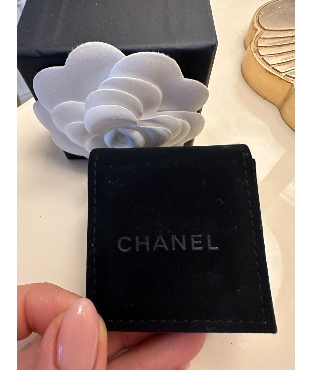 CHANEL Золотые жемчужные серьги, фото 3