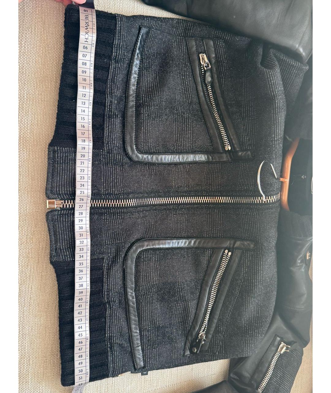 PHILIPP PLEIN Черная шерстяная куртка, фото 8