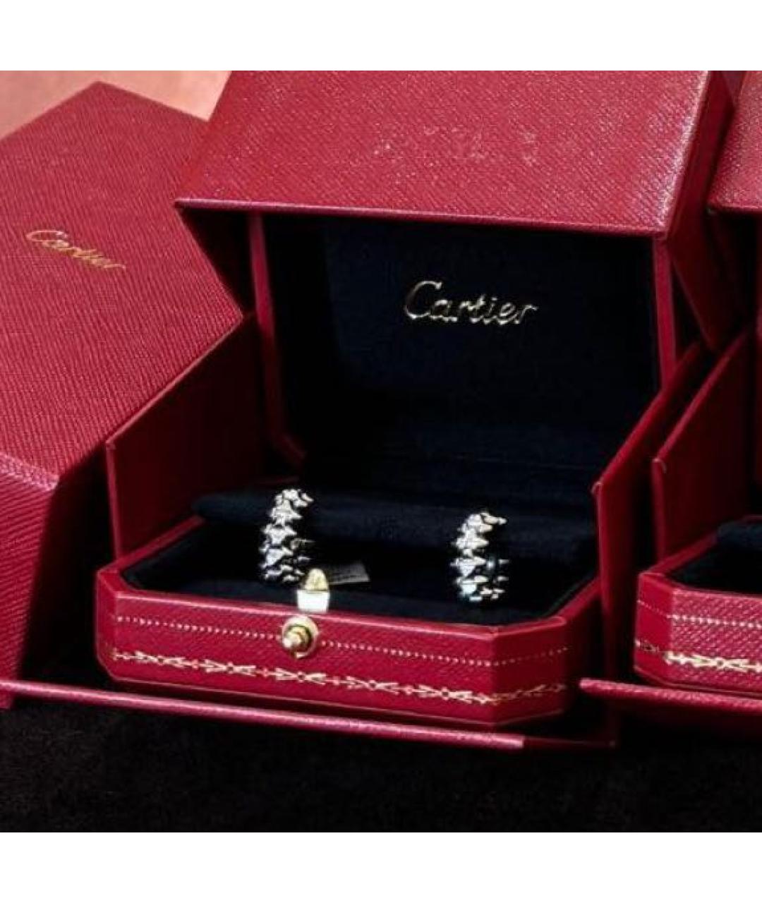 CARTIER Серьги из белого золота, фото 2