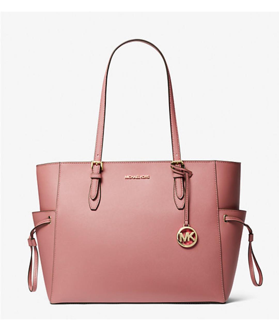 MICHAEL KORS Розовая кожаная сумка тоут, фото 4