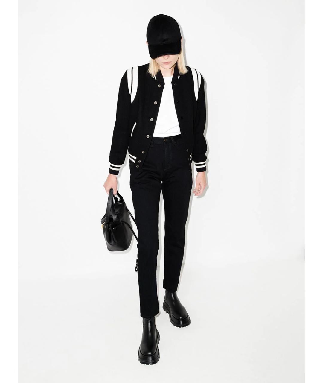 SAINT LAURENT Черная куртка, фото 5