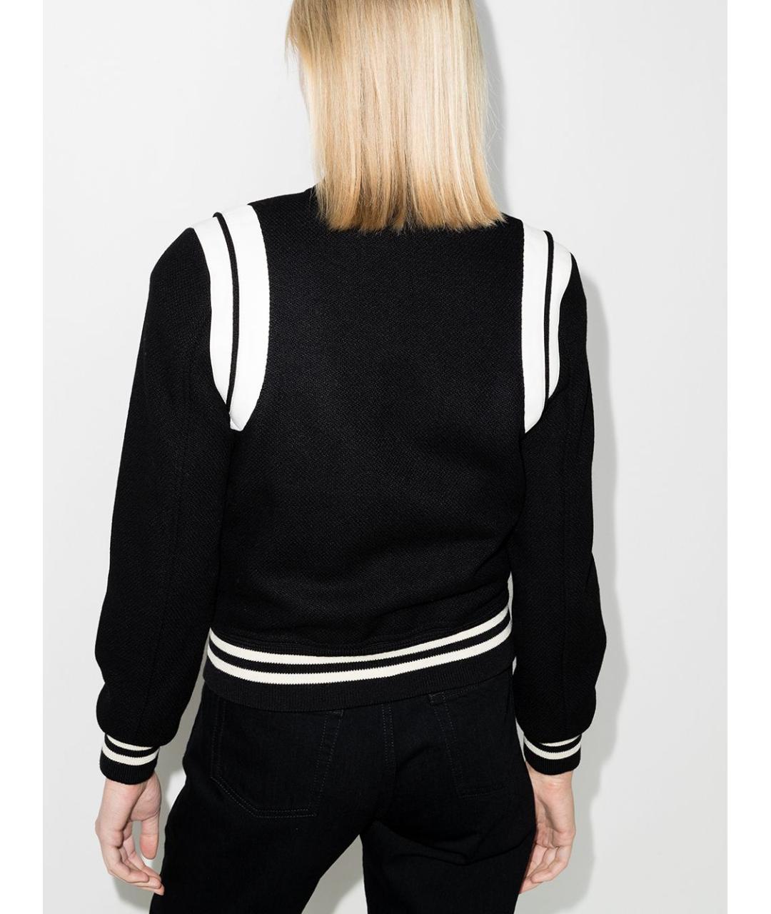 SAINT LAURENT Черная куртка, фото 3