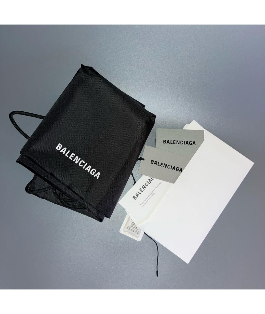 BALENCIAGA Черные синтетические низкие кроссовки / кеды, фото 7