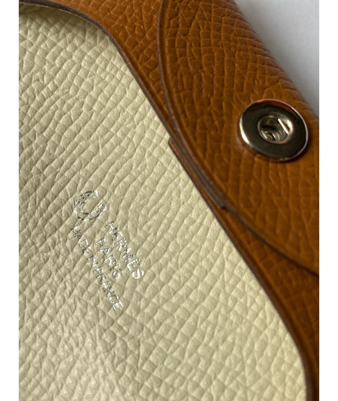 HERMES PRE-OWNED Коричневый кожаный кошелек, фото 4