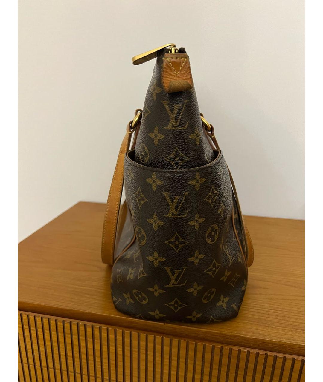 LOUIS VUITTON Коричневая сумка тоут, фото 3