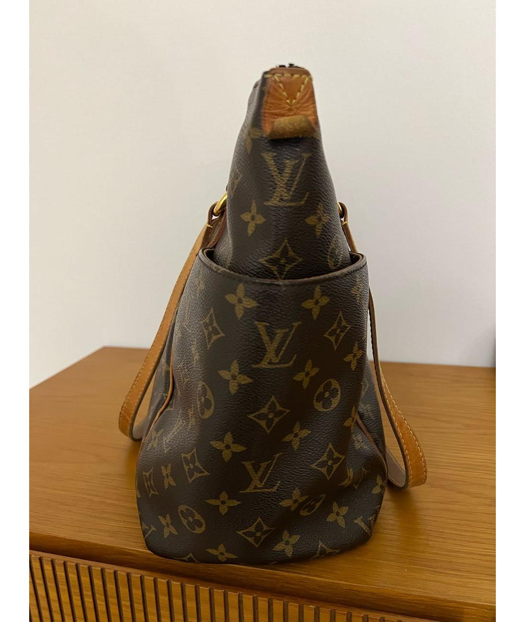 LOUIS VUITTON Коричневая сумка тоут, фото 4