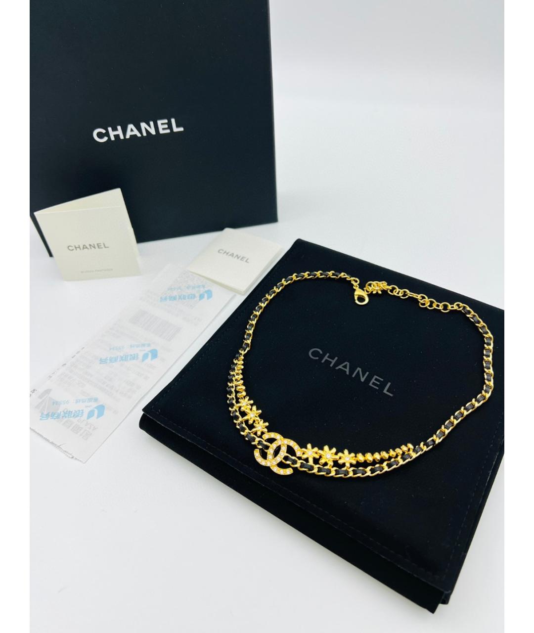 CHANEL Золотое колье, фото 6