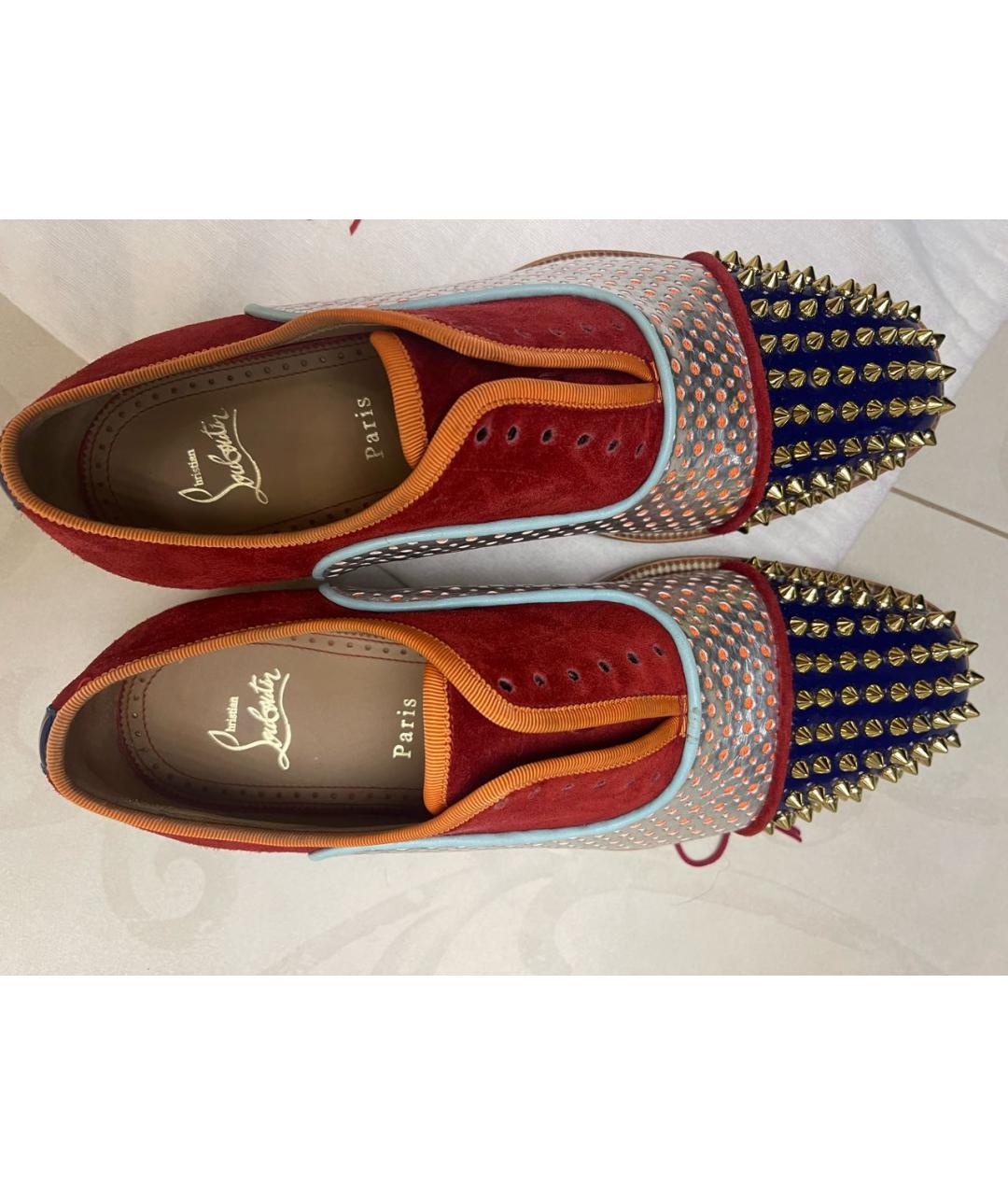 CHRISTIAN LOUBOUTIN Мульти кожаные туфли, фото 2