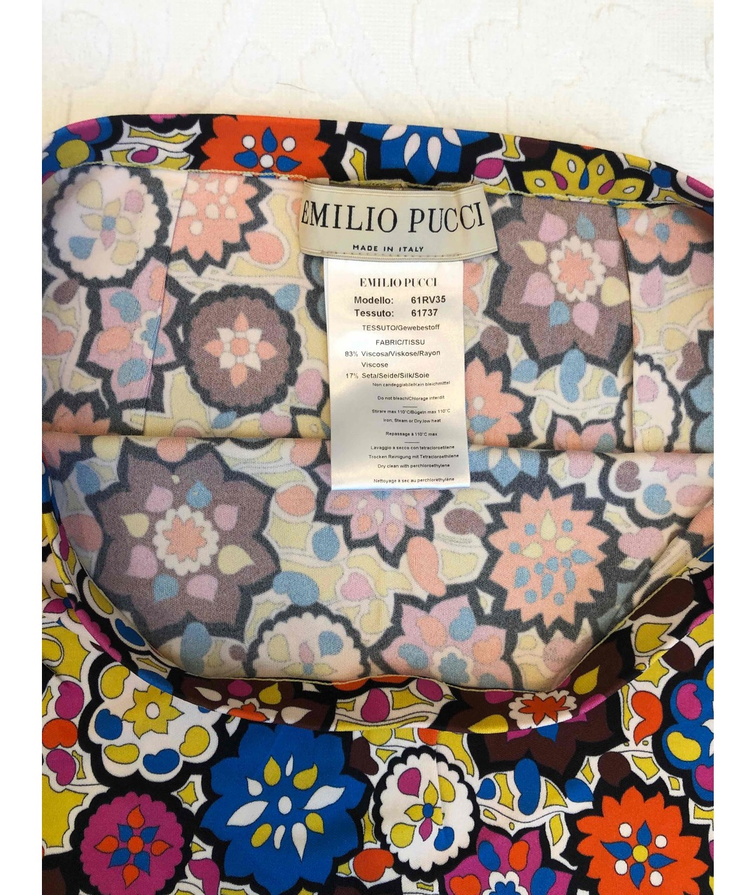 EMILIO PUCCI Мульти вискозная юбка мини, фото 2