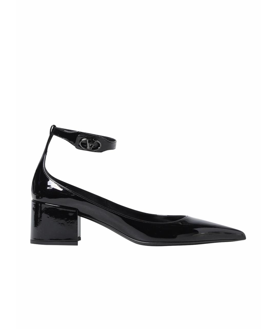 VALENTINO Черные туфли из лакированной кожи, фото 1