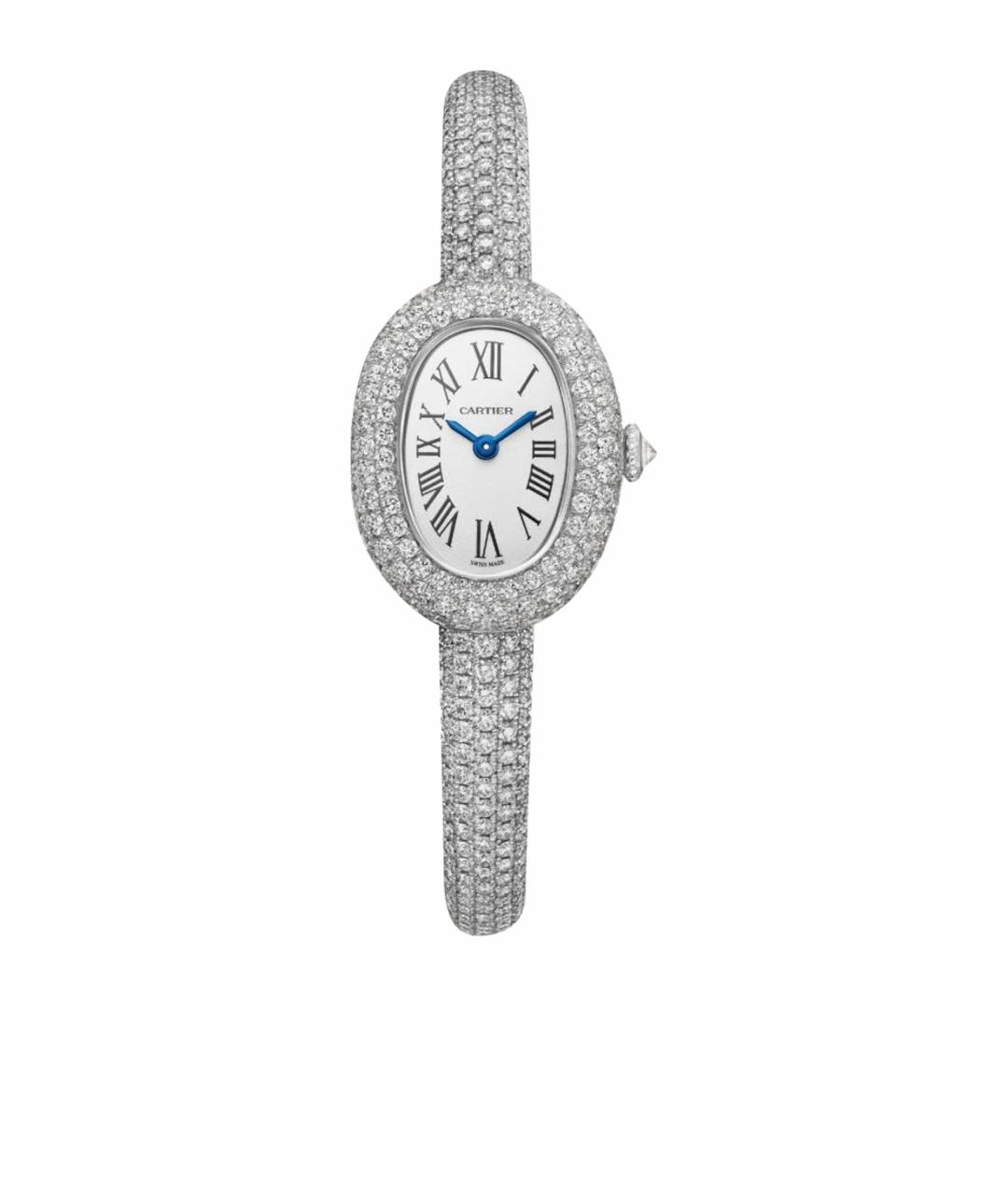 CARTIER Серебряные часы из белого золота, фото 1