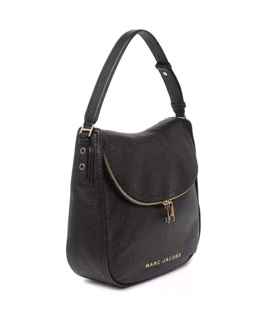 MARC JACOBS Черная кожаная сумка через плечо, фото 2