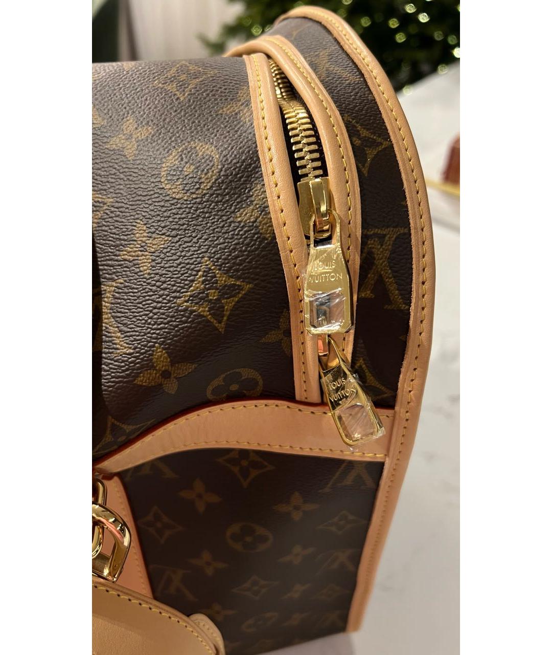 LOUIS VUITTON Коричневая дорожная/спортивная сумка, фото 3