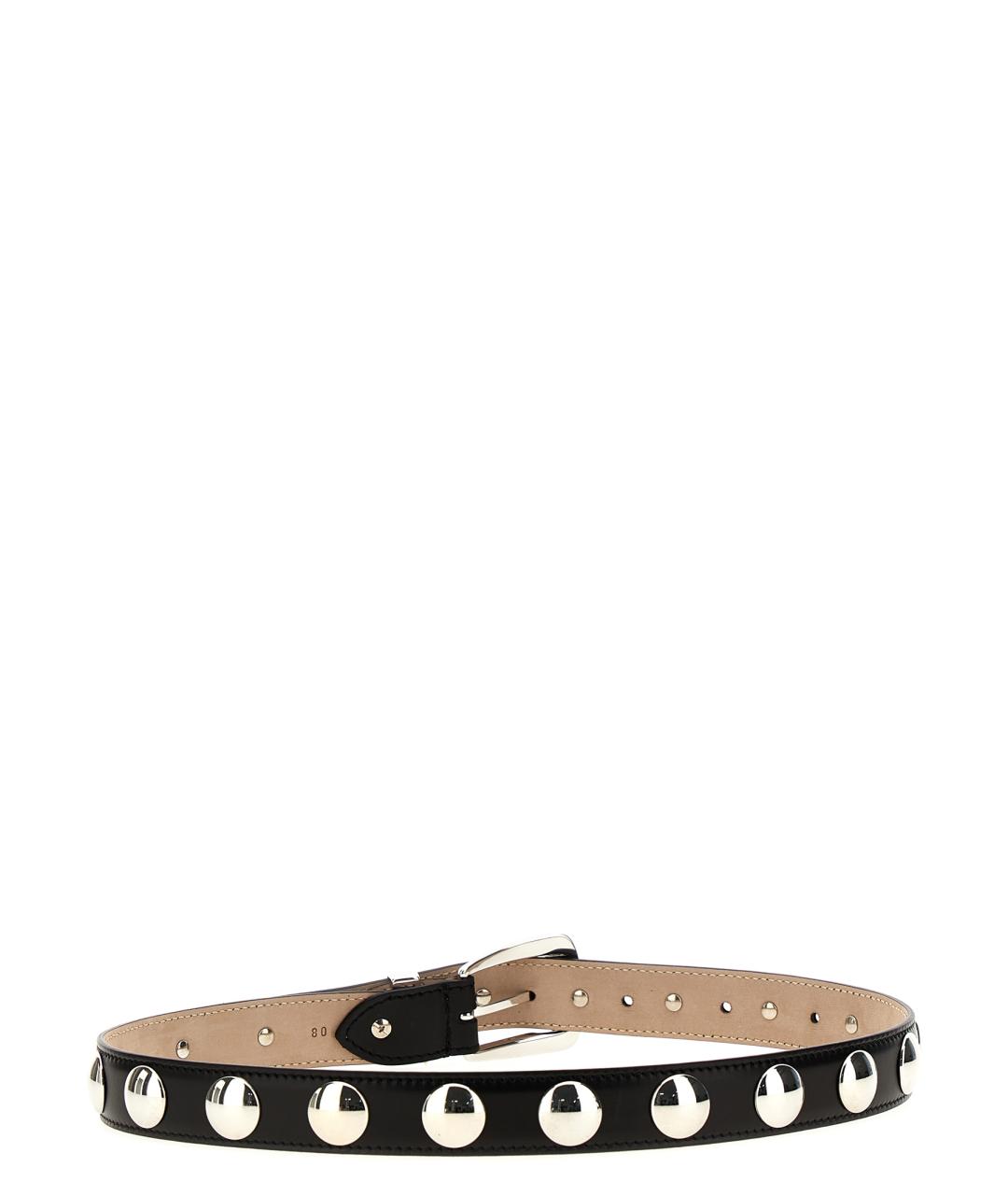 KHAITE Черный кожаный ремень, фото 2