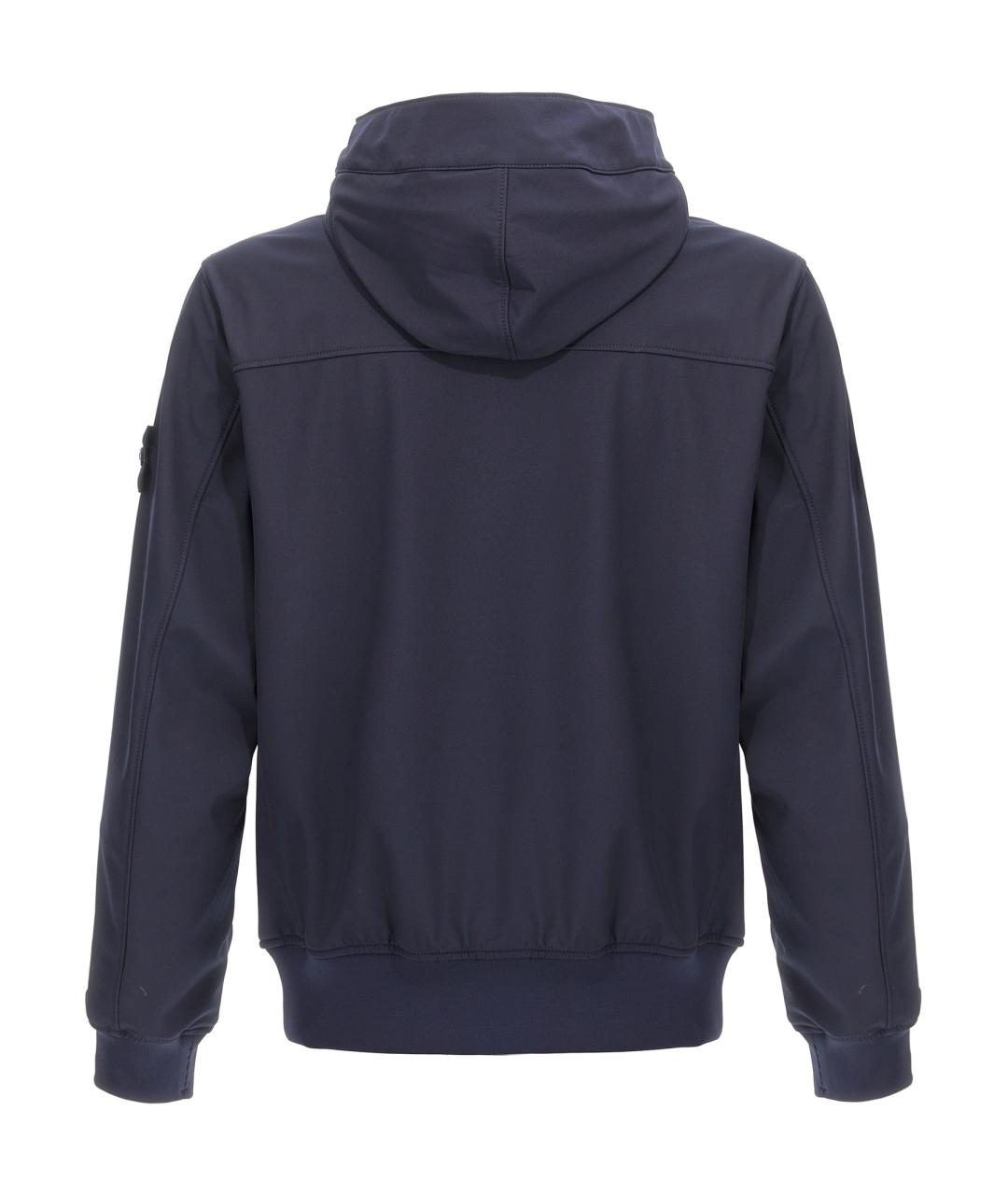 STONE ISLAND Синяя полиэстеровая куртка, фото 2