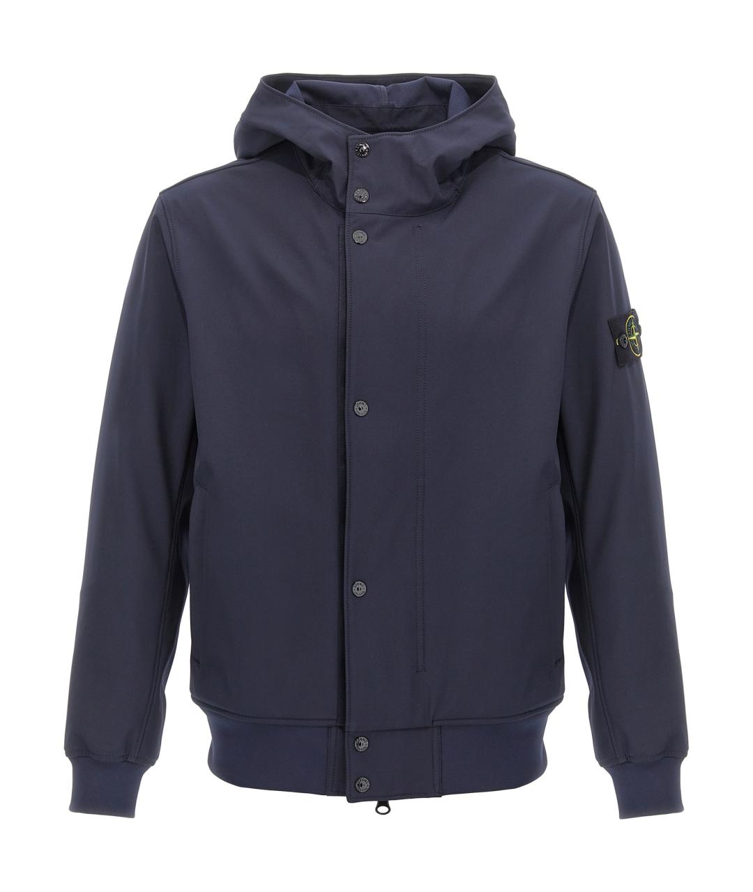 STONE ISLAND Синяя полиэстеровая куртка, фото 1
