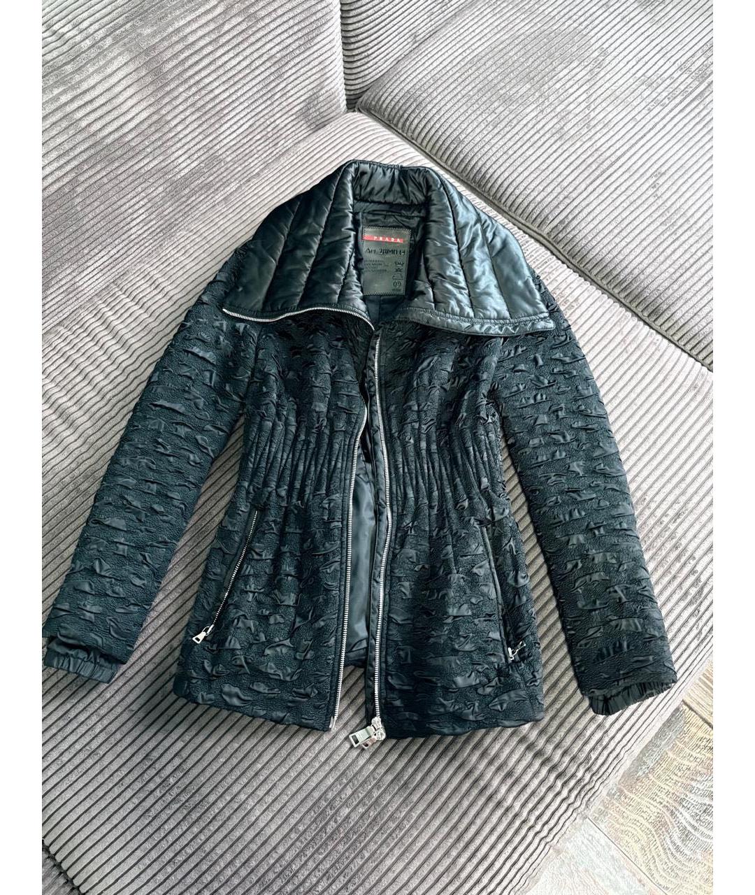 PRADA Черная куртка, фото 4