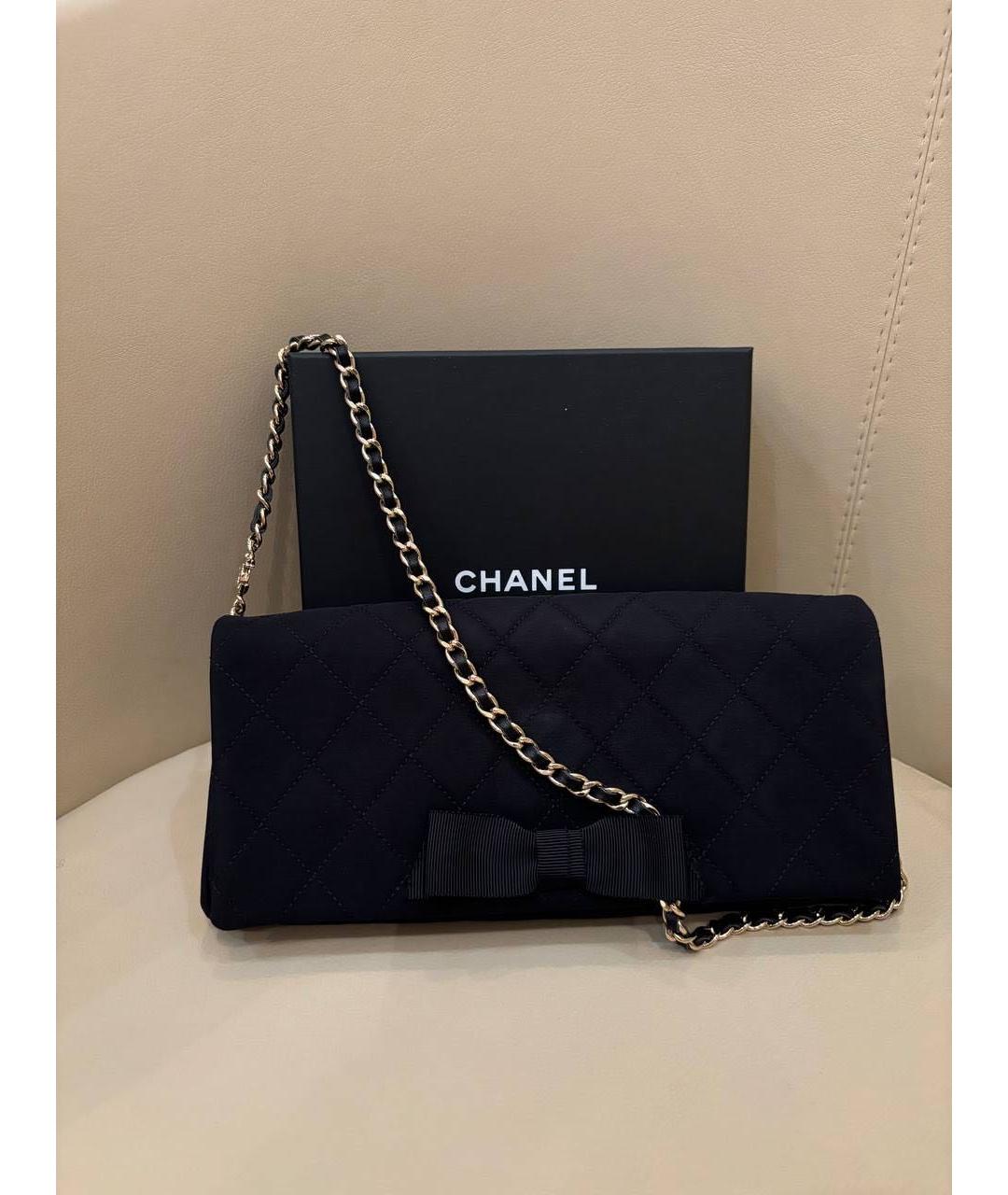 CHANEL Черная сумка через плечо, фото 2