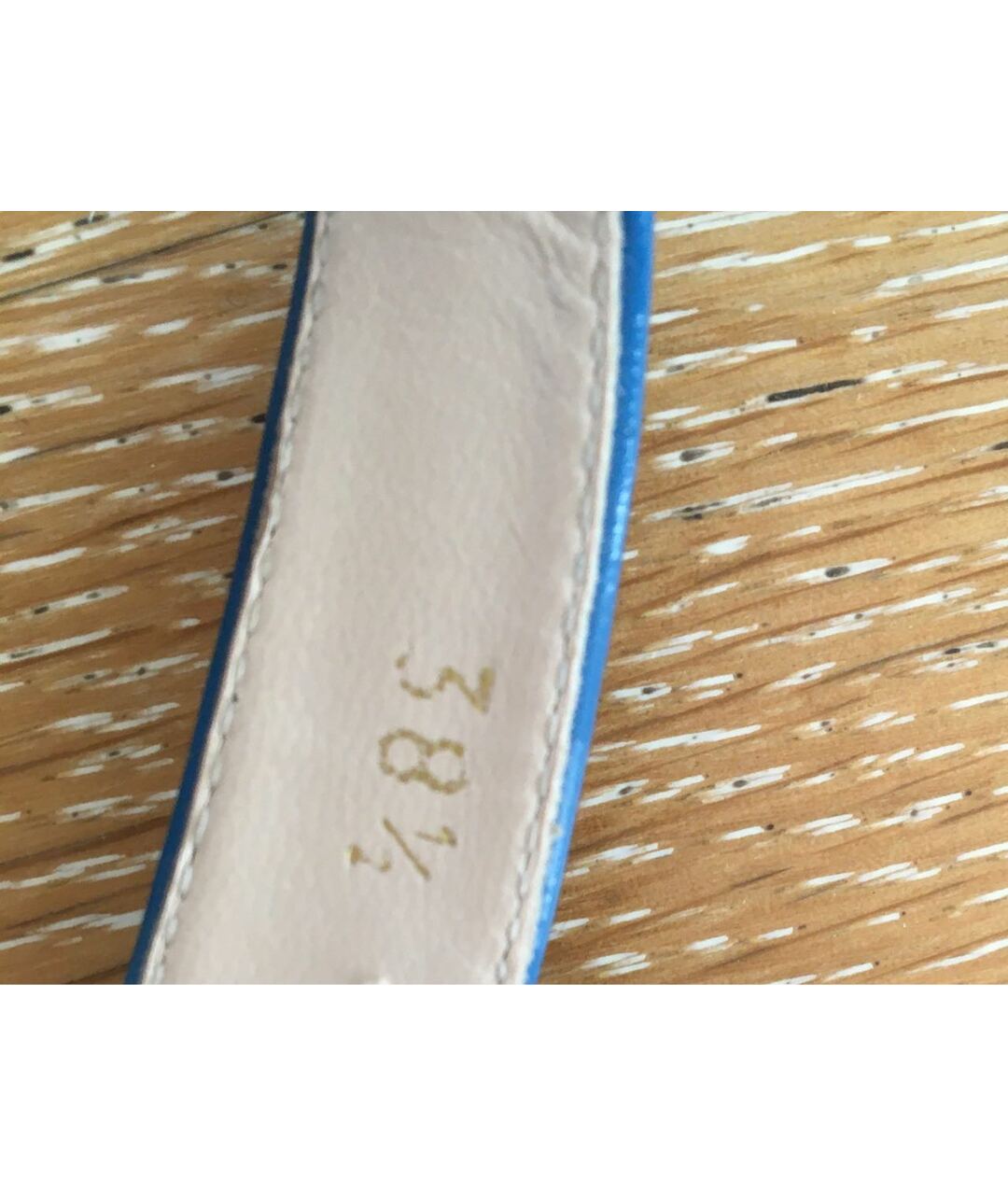 PRADA Голубые босоножки из лакированной кожи, фото 5