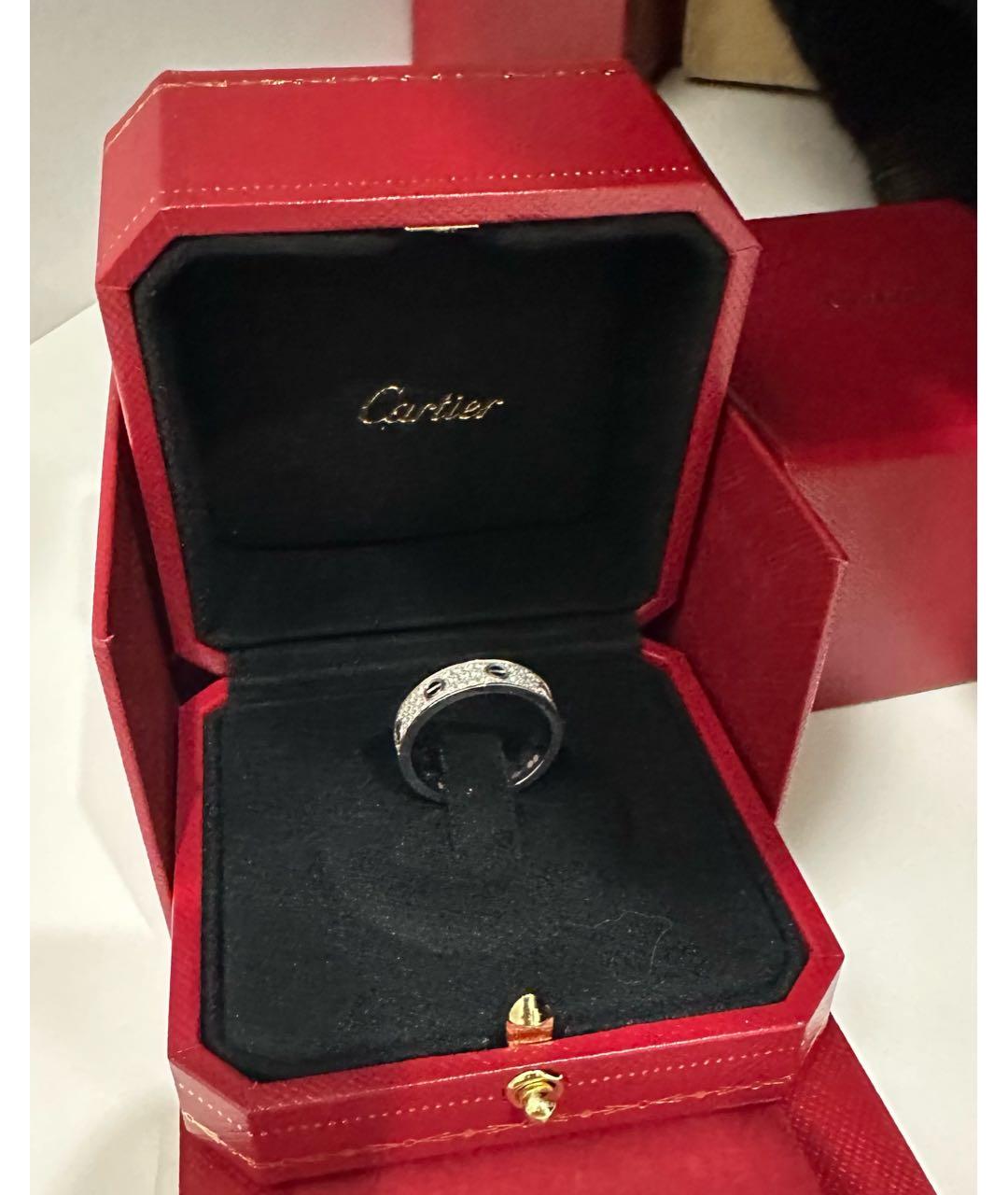 CARTIER Серебряное кольцо из белого золота, фото 3