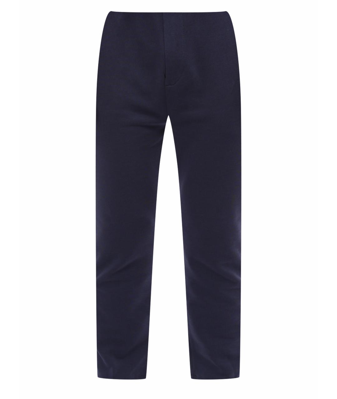 KENZO Темно-синие хлопковые повседневные брюки, фото 1