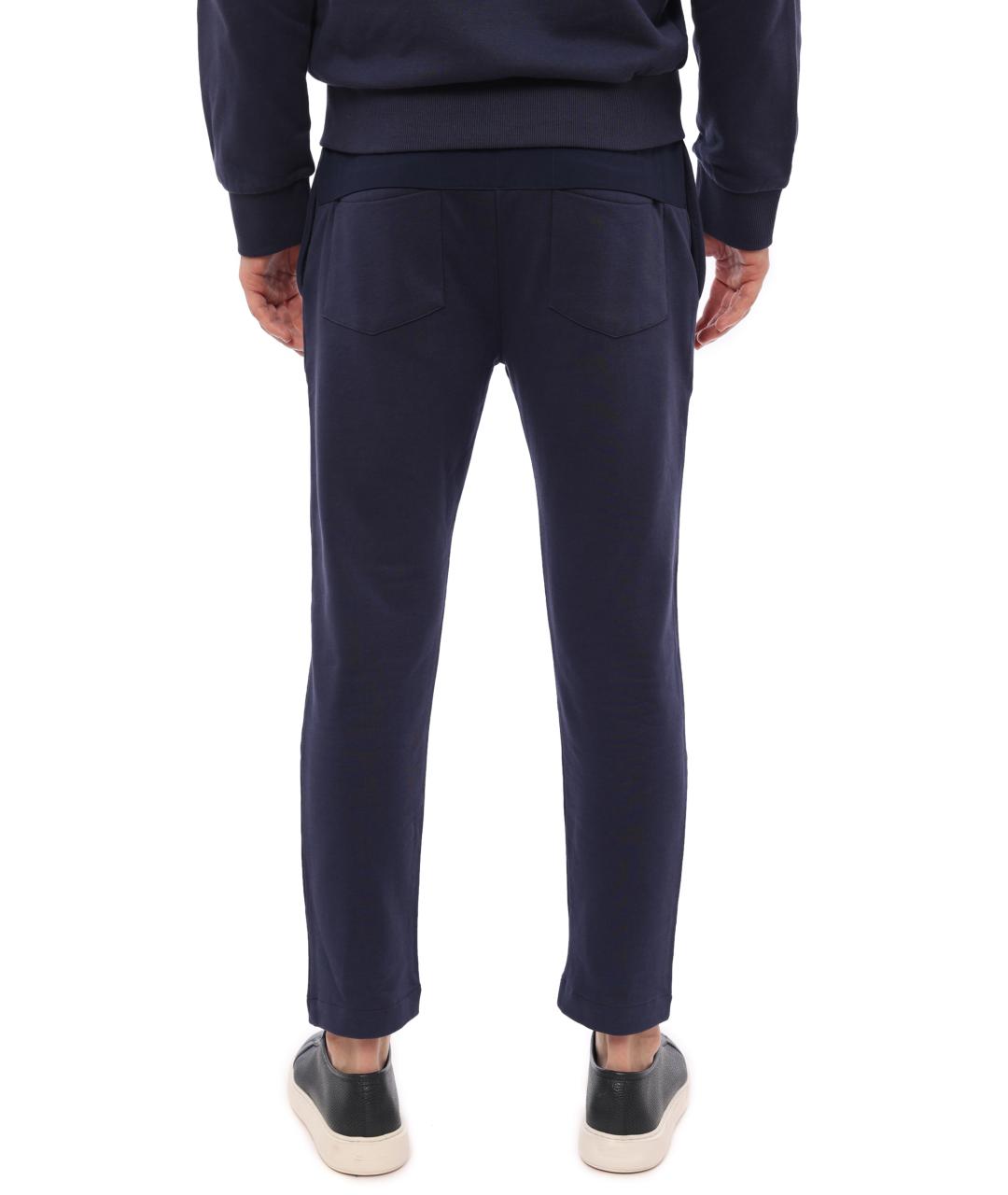 KENZO Темно-синие хлопковые повседневные брюки, фото 3