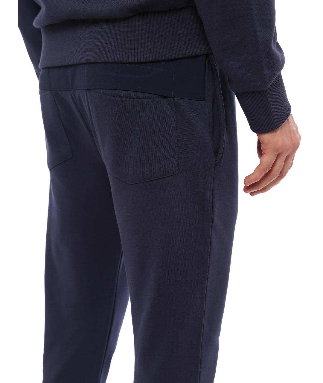 KENZO Темно-синие хлопковые повседневные брюки, фото 4