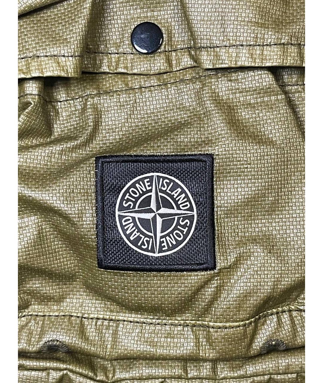 STONE ISLAND Хаки сумка на плечо, фото 2