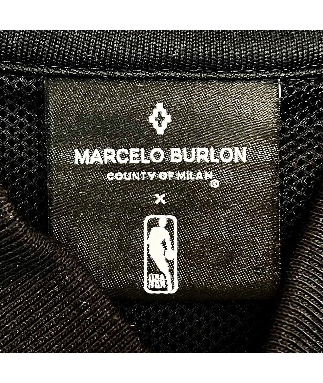 MARCELO BURLON COUNTY OF MILAN Черная куртка, фото 4