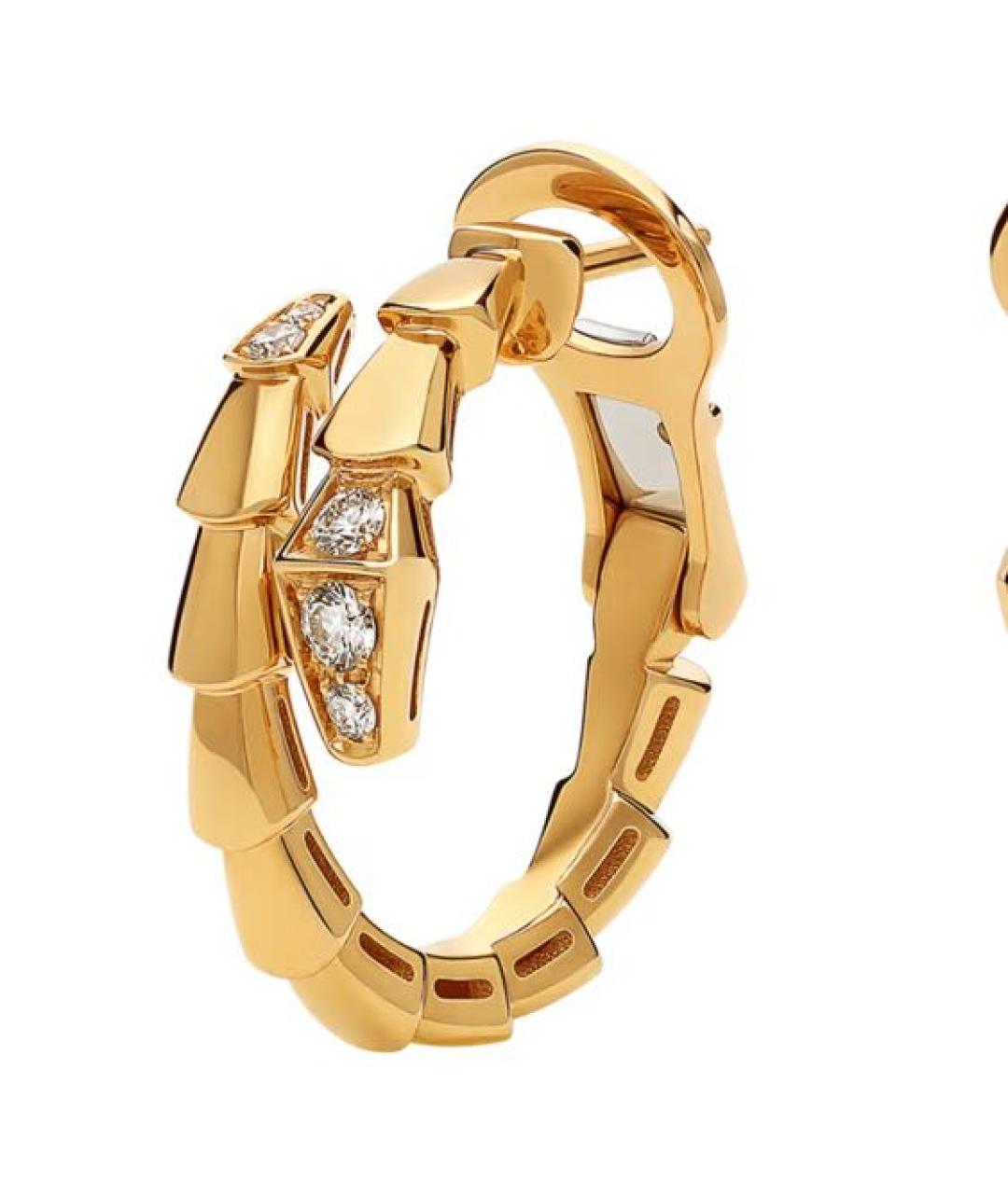 BVLGARI Золотые серьги из желтого золота, фото 2