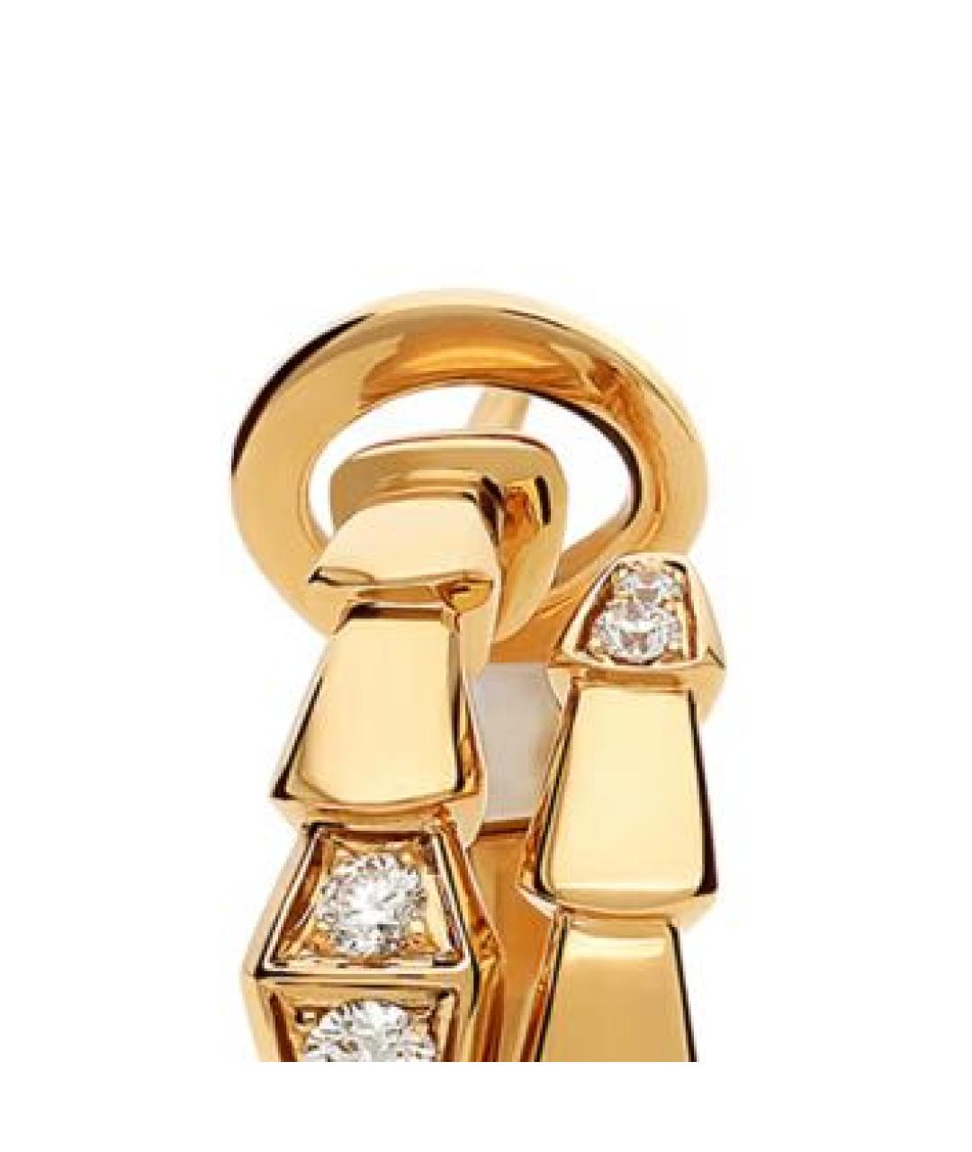 BVLGARI Золотые серьги из желтого золота, фото 3