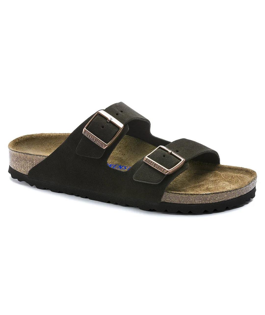 BIRKENSTOCK Коричневые замшевые сандалии, фото 2