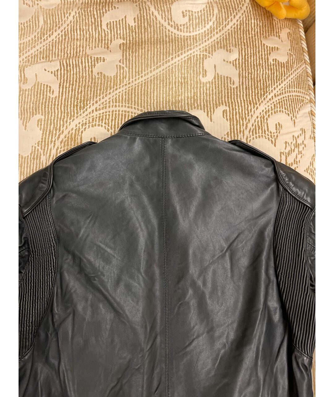 DSQUARED2 Черная кожаная куртка, фото 3
