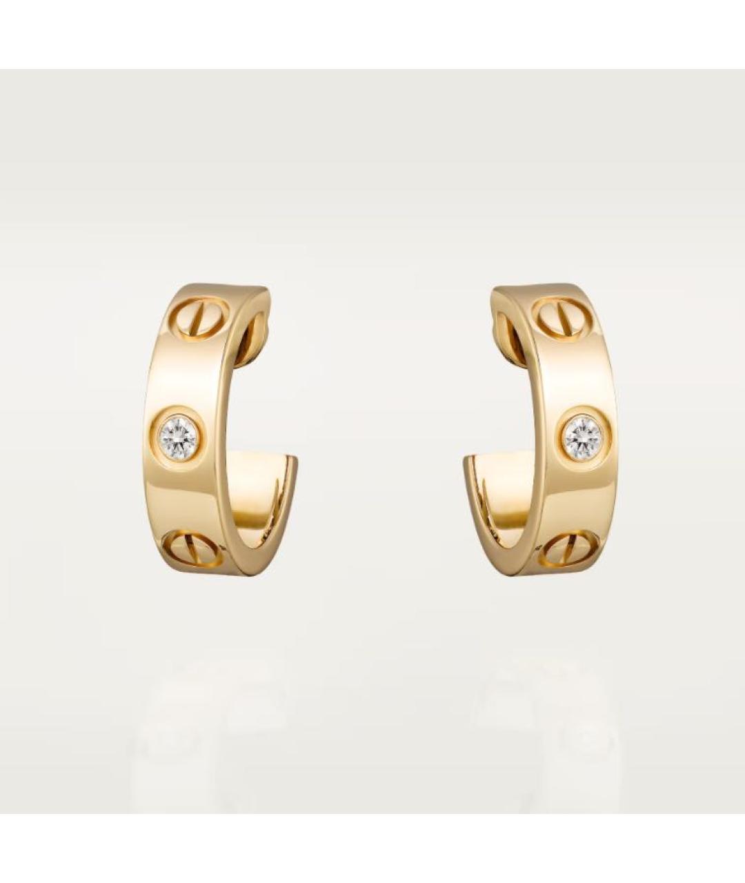 CARTIER Золотые серьги из желтого золота, фото 7