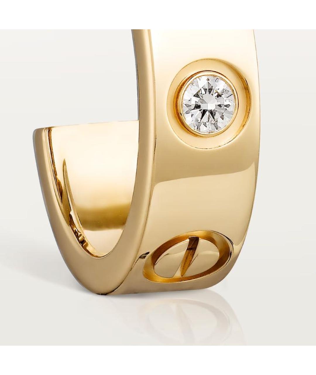 CARTIER Золотые серьги из желтого золота, фото 3